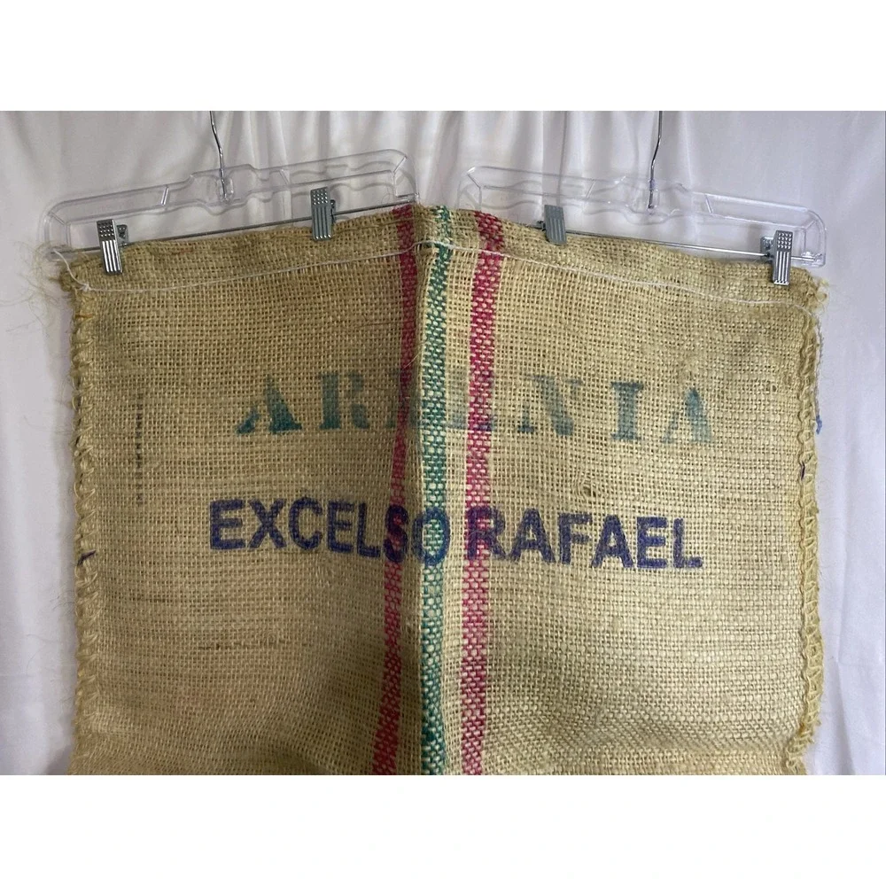 Vintage Product of Columbia Coffee 3 Color Burlap Decorative 70 Kilos Bags‎